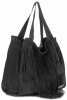 Kožené kabelka shopper bag Vittoria Gotti černá V6048